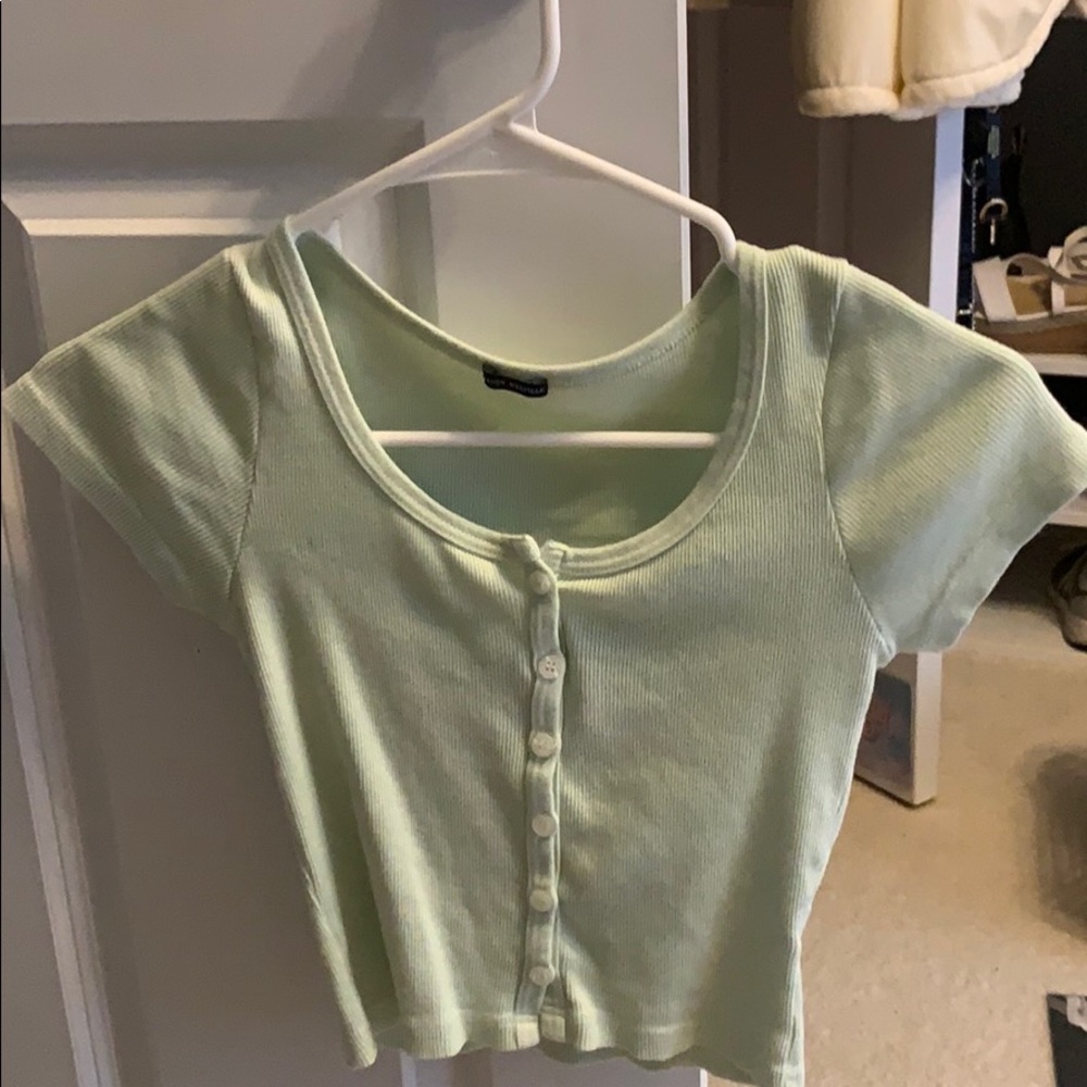 Brandy button up short sleeve shirt